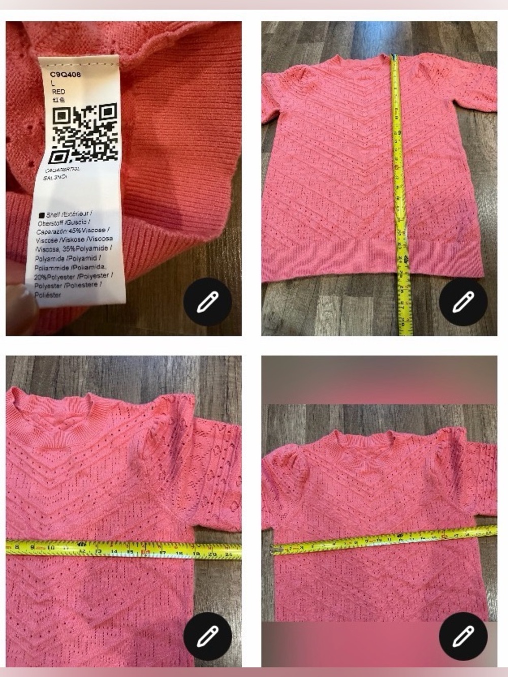 Caramitty Short-Sleeve Knit Sweater - Picture 9 of 10